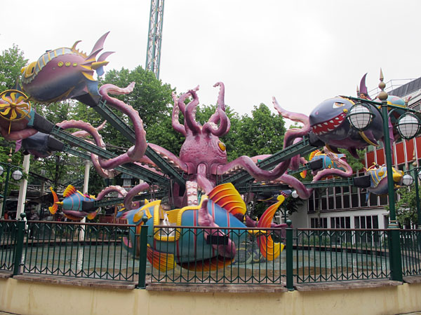 The Tivoli amusement center in the heart of Copenhagen
