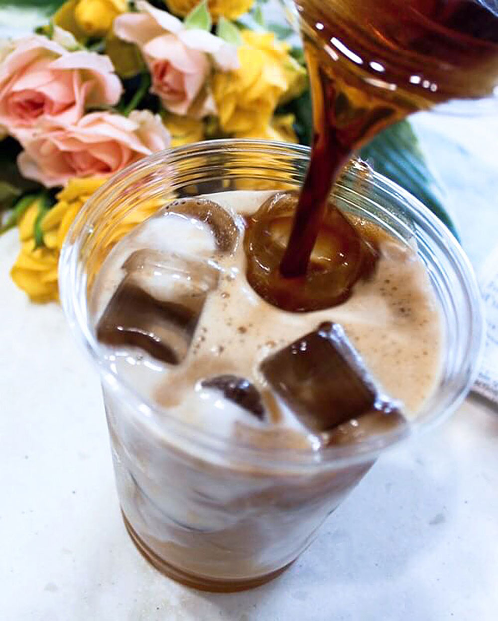iced-caramel-coffee-marche-lafontaine-montreal © Will Travel for Food