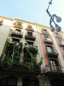 Barri gotic in barcelona
