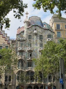 gaudi's casa battlo in barcelona