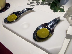 The famous elBulli olives at Tickets tapas bar in Barcelona © Will Travel for Food