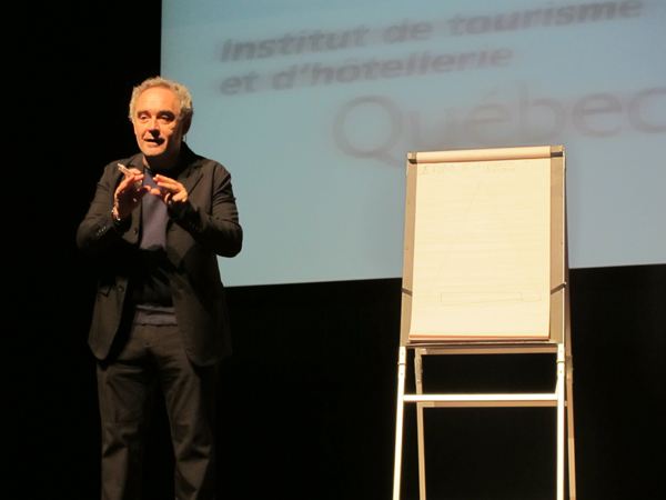 Ferran Adrià's conference in Montreal © Will Travel for Food