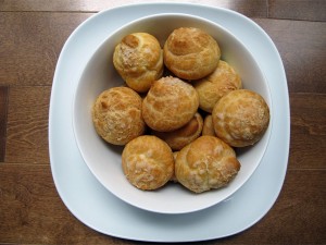 Gougère recipe from the Eleven Madison Park cookbook © Will Travel for Food