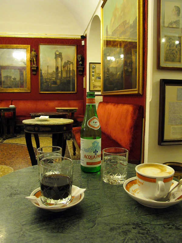 antico greco best caffe rome © Will Travel for Food