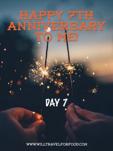 will-travel-for-food-anniversary-giveaway-day-7 © Will Travel for Food
