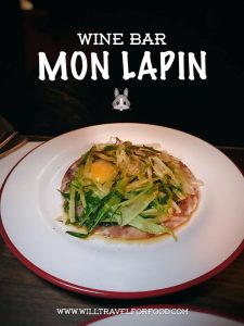 wine-bar-mon-lapin-montreal © Will Travel for Food