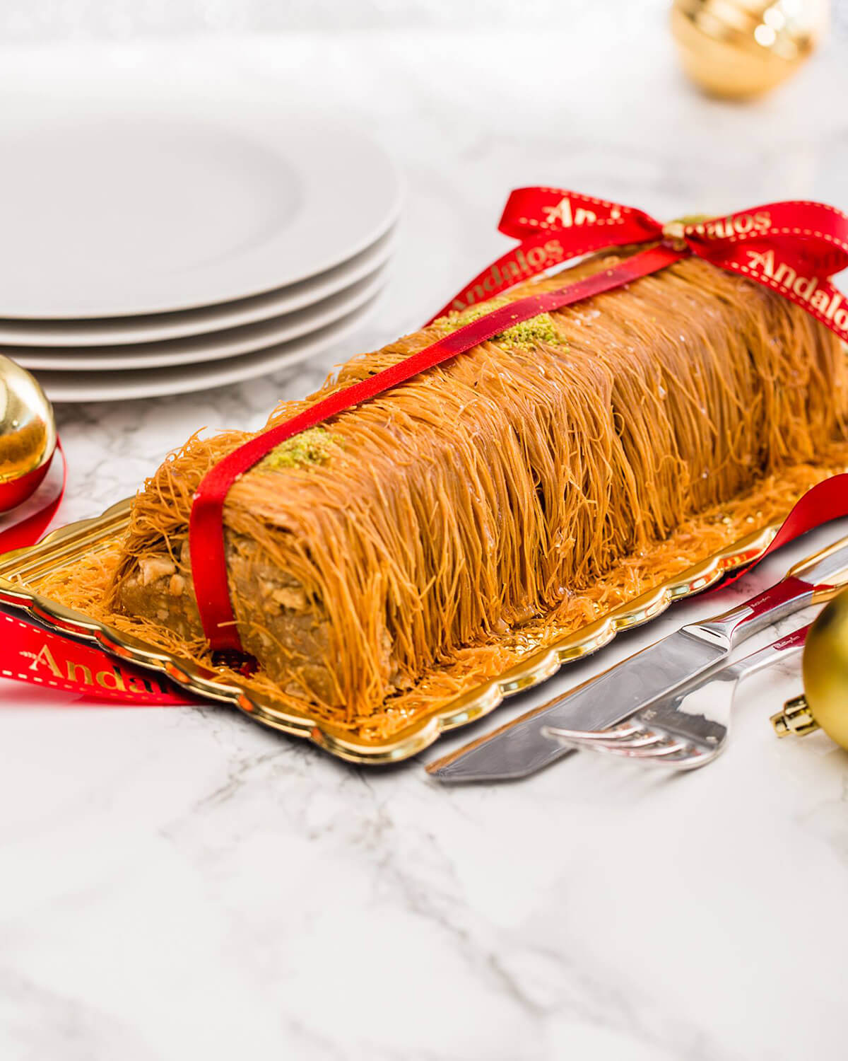 baklava-yule-log-montreal © Will Travel for Food