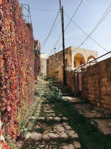 The charming streets of Deir El Qamar