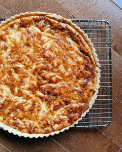 caramelized onion tart recipe © Will Travel for Food
